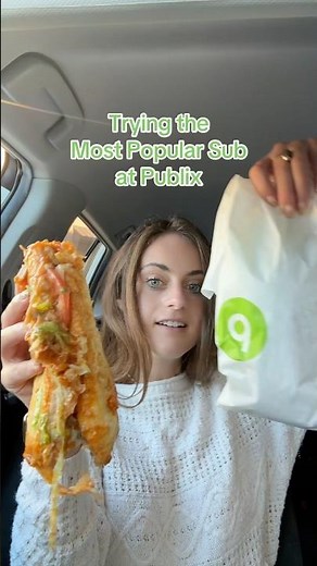 Trying the Most Popular Sub at Publix 💚🥪 #publix #pubsub #subsandwich #popularfood #sandwich #yum