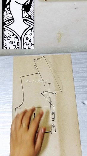 Happy cutting✂️✂️ learn to make patterns TRY #tips_and_trick_beginnes #pattern #sewingdiy #design #fashionstyle #cutting #sewingtutorials #sewingtips #trick #reels | Idayatur Rahmi