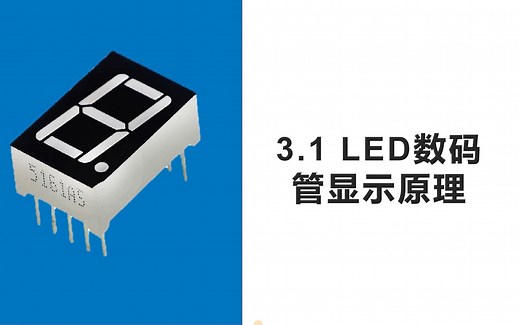 LED数码管字符显示原理