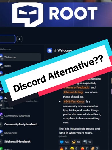 looking for a Discord alternative after today's announcement? Root might be for you! also remember, maybe we shouldn't hand over our IDs under the guise of