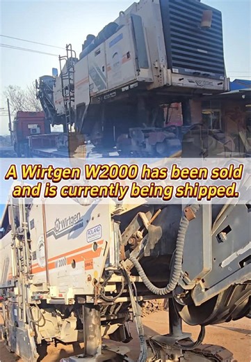 A Wirtgen W2000 has been sold and is currently being shipped.#millingmachine #wirtgen #w2000 #paver #roller #chinesesupplier #roadconstruction #asphaltmilling #asphaltlife #fraiseuse #waamoo #wirtgenw2000
