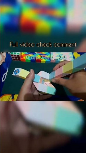 Short Rubik's snake 48 teapot shape