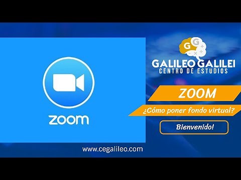 ¿Como poner un fondo virtual en zoom? Imagen y video :)