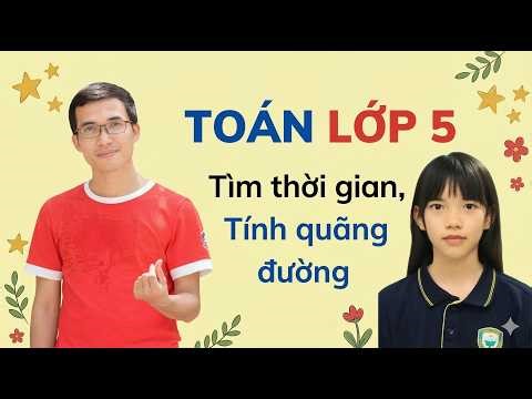 5th grade math - Find the travel time - Then calculate the distance