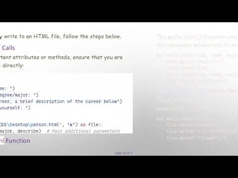 Solving AttributeError in Python: How to Write HTML to a File