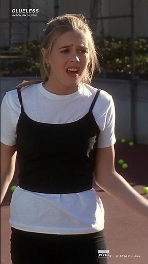 Cher takes tennis lessons! 🎾 #Clueless