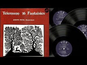Joseph Payne (harpsichord) Telemann, 36 Fantaisies pour le clavessin