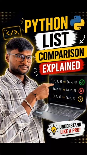 Python List Comparison Explained 😳 Not Based on Length! | Beginner Trap