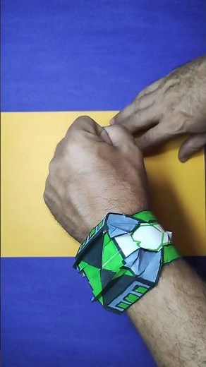 Como fazer o relógio do Ben 10 Omnitrix em Origami. Designer :Felipe Marques Barbosa