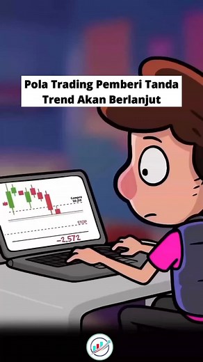 Pola Trading Pemberi Tanda Trend Akan Berlanjut #JelajahLiburan #trading #forex #grafiktrading #belajartrading #polatrading #tradingsaham #markettrading #tradingpemula #trending #viral #fyp