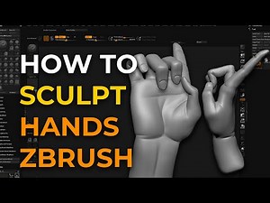 HOW TO SCULPT HANDS IN ZBRUSH