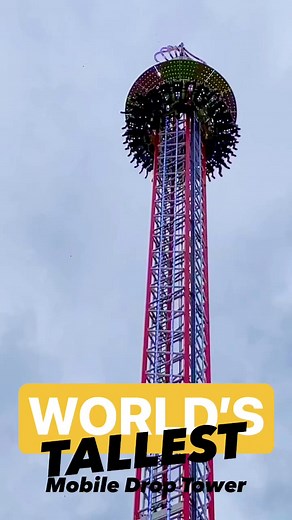 World’s Tallest Mobile Drop Tower | Hoppings Fun Fair Fans