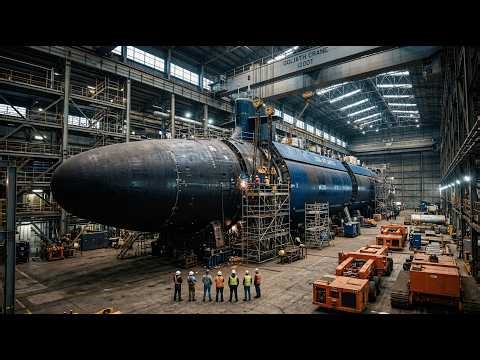 Inside the Russian Nuclear Submarine Factory: Hidden Tech Revealed (Full Process)