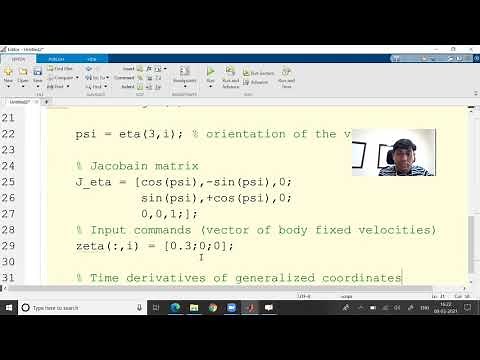 Mobile robot kinematics (Kinematic simulation using Matlab): A general case