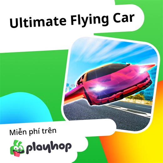 Ultimate Flying Car: Chơi trực tuyến miễn phí trên Playhop