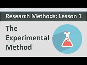 Research Methods: Lesson 1 - The Experimental Method