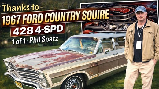The rarest 1967 Ford wagon ever built: 428 V8 with 4-speed and factory console