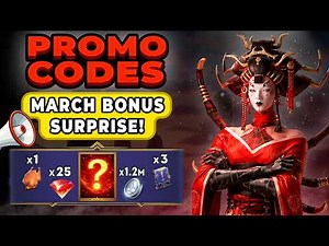 Raid Shadow Legends Promo Code 😉 March Promo Codes 2026 🌷 Exclusive Spring Gifts Coming Soon!🤫