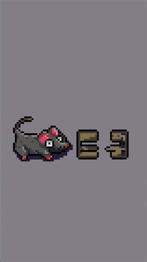 Pixel Art Mouse In Krita