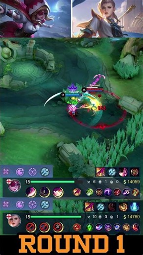 Ruby vs Silvanna Round 1 #shorts