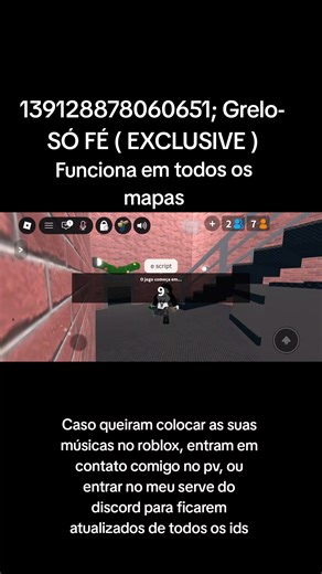 Grelo - SÓ FÉ (EXCLUSIVO) para Roblox