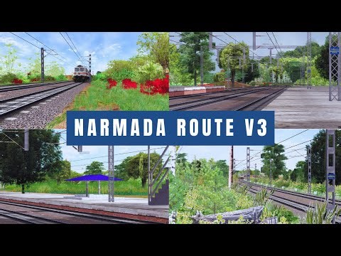 Epic Wcr Train Crossings In Narmada Route V3 | MSTS | Ultimate Indian Rail Experience