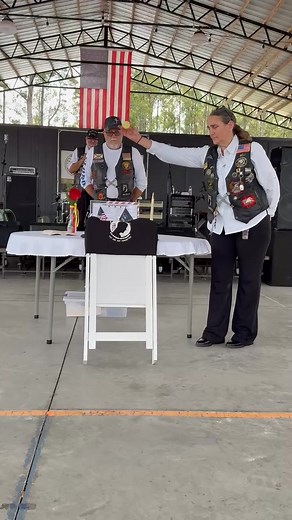 Videos of The Missing Man Table and POW Flag replacement at Homestead Park by RT Chapter 3 Fl. | Rolling Thunder, Inc. Chapter 3 Fl.