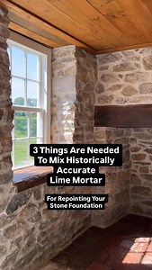 19K views · 6K reactions | Mixing historically accurate lime mortar...