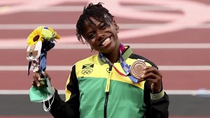 40K views · 3.1K reactions | When the Olympic Bronze medallist Megan Tapper returned home. #Jamaica #TeamJamaica #Olympics #Tokyo2020 | Ministry of Culture, Gender, Entertainment & Sport - CGES | Facebook