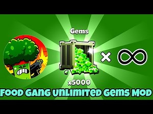 Food Gang behind the scenes:How to get unlimited gems with a mod