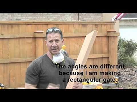 Build a 12 ft gate that will not SAG!