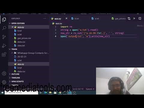 Python 3 Script to Remove Special Characters From Text File Using Regular Expression Full Project