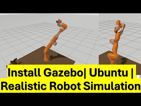 Install Gazebo in Ubuntu and Run Realistic Physics-Based Simulation of a Panda Robot in Real Time