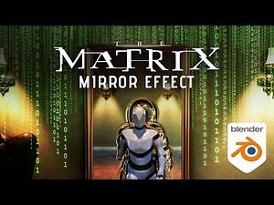 Matrix 4 Mirror Effect in Blender 3D - Mirror portal effect from the Matrix 4 trailer