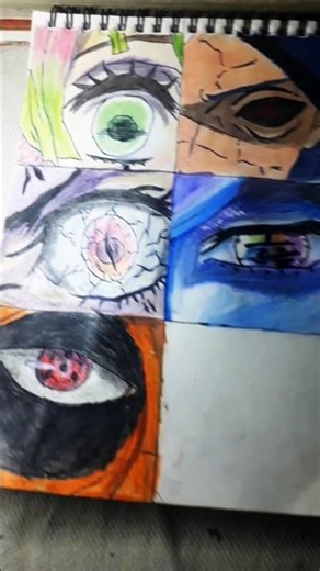 Drawing obito tobi eye #shorts #drawing #talwinder