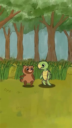 しっぽだけ変身たぬっぽ on Instagram: "The bear's yelp is too frightening #animation #cartoon #turkey #funny @tanuppo_anime @tanuppo_anime2"