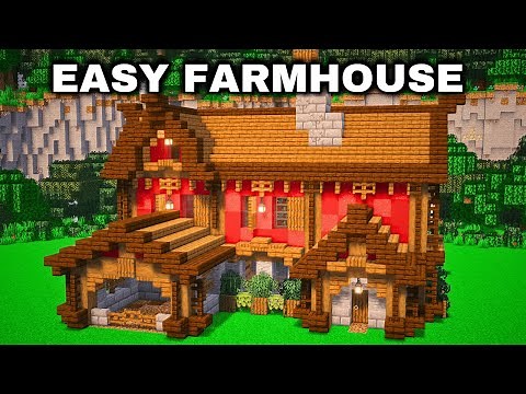 Minecraft: Farmhouse Tutorial (how to build 1.21)