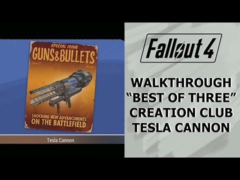 Fallout 4 Walkthrough. "Best of Three" Tesla Cannon.