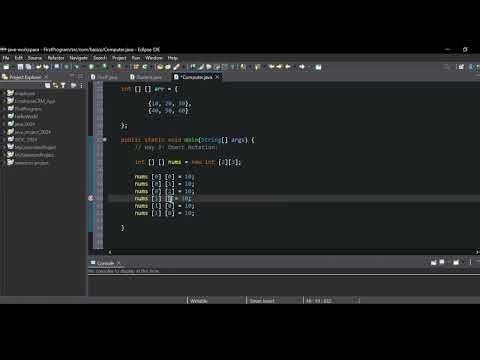 # 25 _ Multidimensional Arrays in Java