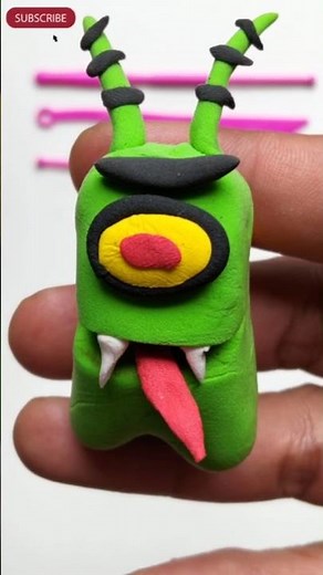Among Us Clay Figures | Plankton 🇺🇸 #diy #clay