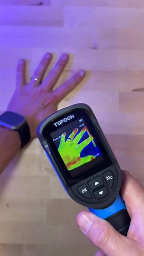 This little thermal camera is wild. You can literally see your handprint, fingerprints, heat trails—everything. Super clear resolution and picks up tiny temperature changes instantly. One of those gadgets you don’t realize you need until you try it. Link’s in the video if you want to check it out. #ThermalCamera #TechGadgets #ToolReview | Outdoornia | Facebook