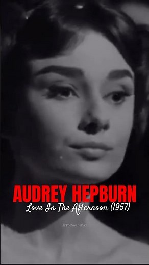 Audrey Hepburn in LOVE IN THE AFTERNOON (1957) produced and directed by Billy Wilder.
