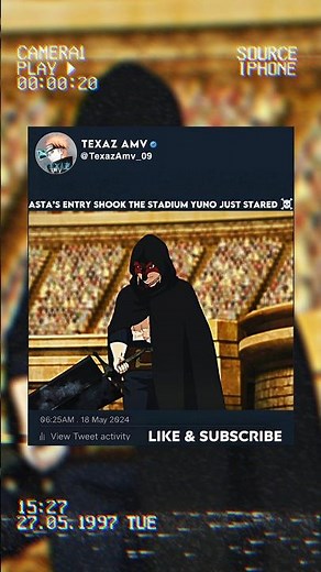 A rivals fire. A warrior’s roar. One entry that shakes the world 💀#blackclover #asta #yuno#trend