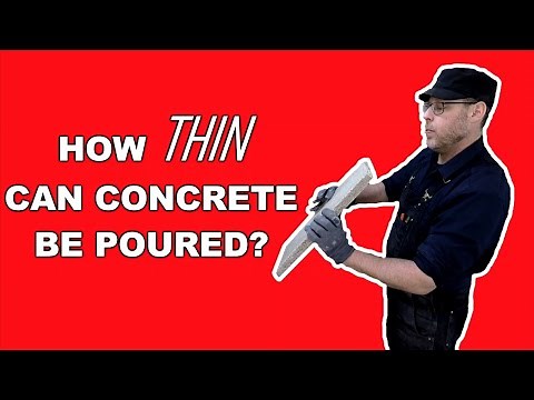 How Thin Can You Make Concrete?