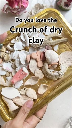 Reviving my dry clay super satisfying #satisfying #shorts