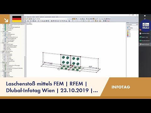 Laschenstoß mittels FEM | RFEM | Dlubal-Infotag Wien | 23.10.2019 | 2/4