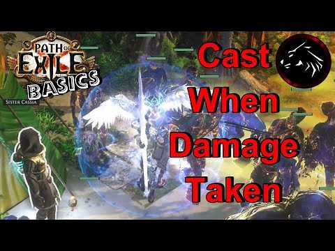 Path Of Exile Basics Quick Tip - Cast When Damage Taken - Beginner Guide To CWDT