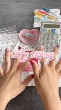 【初めてのバインダーにsavingしていく】真四角バインダー可愛すぎる/#savings #バインダー貯金 #家計管理
