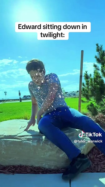 Edward Sitting Down in Twilight: A Transformation