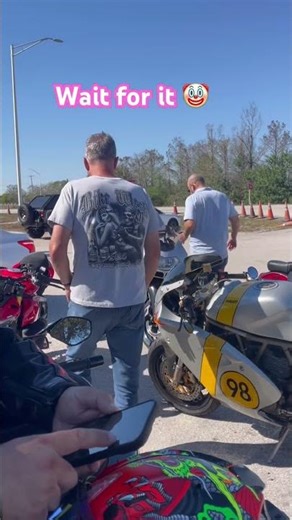 When Your Kickstand Fails: A Biker's Hilarious Dilemma! 😂🏍️